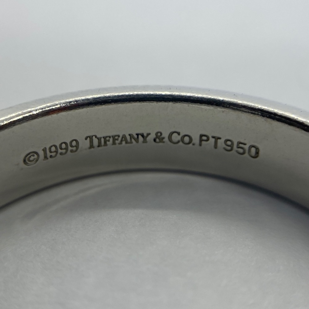 AUTH Tiffany & Co platinum wedding band - Picture 8 of 12